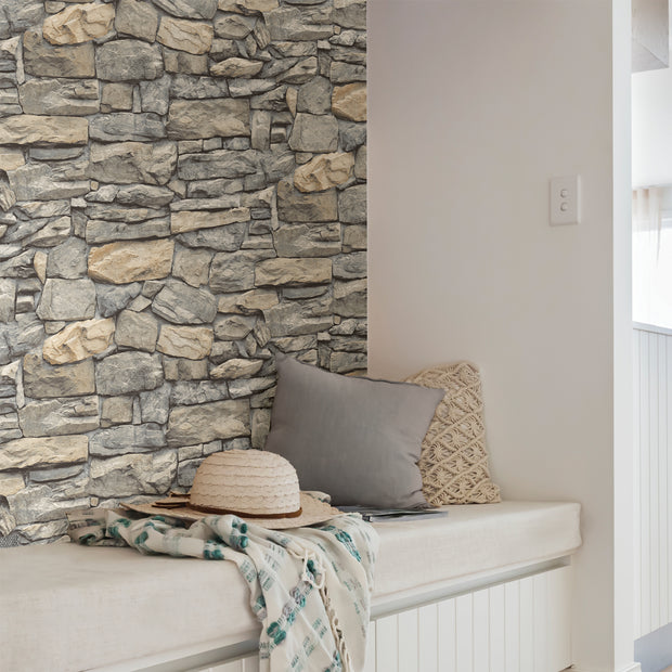 Kilkenny Stone Peel & Stick Wallpaper