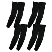 Golf The 4 Pairs Black UV Protective Comression Arm Sleeves 