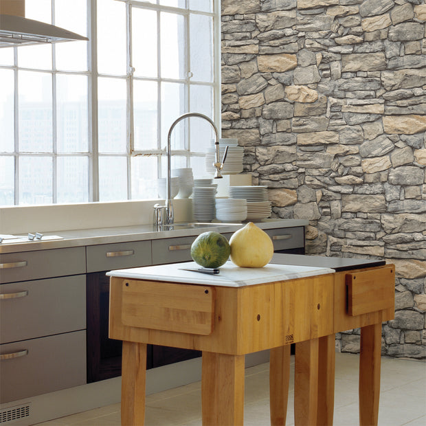 Kilkenny Stone Peel & Stick Wallpaper